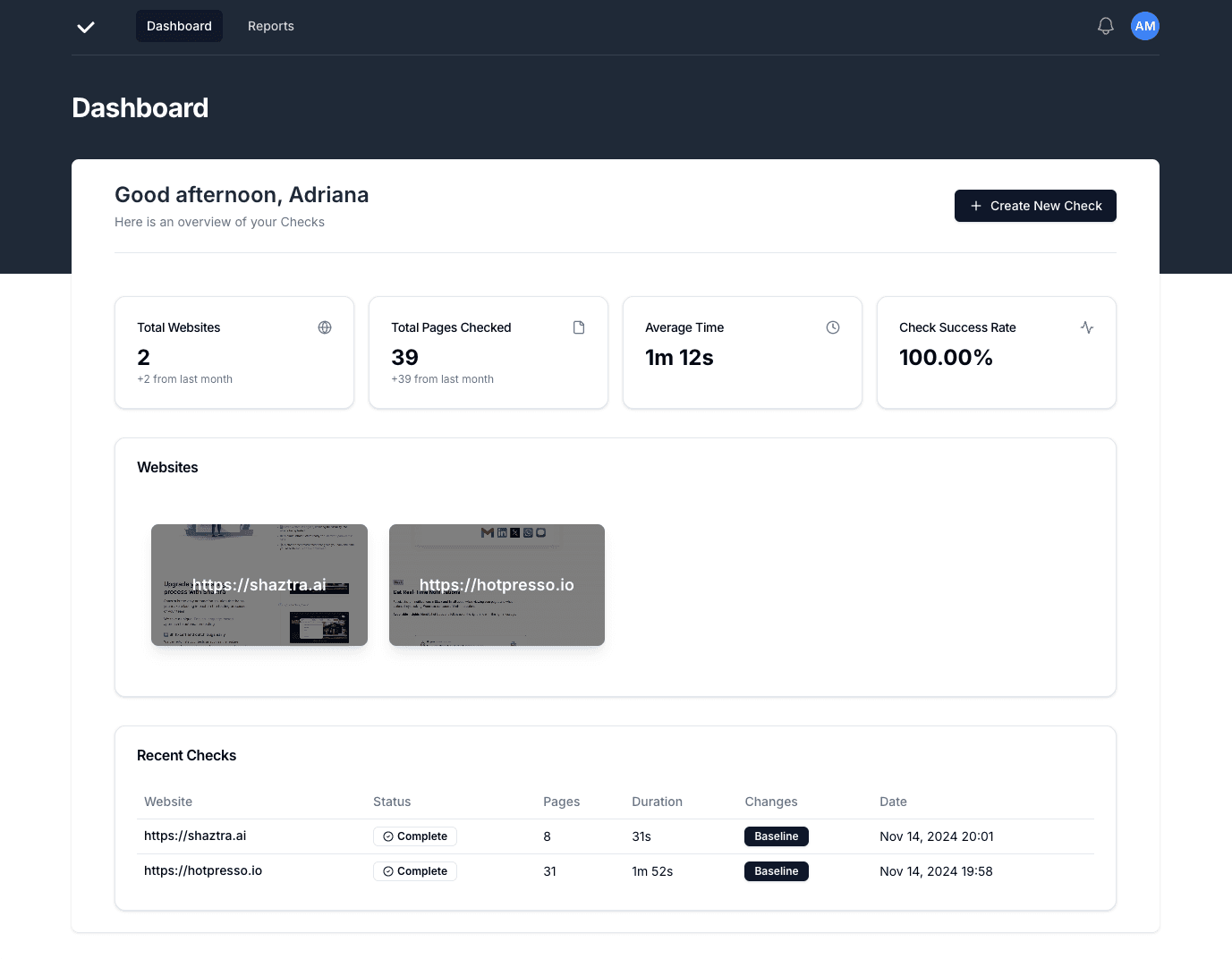 SaaS Dashboard